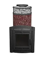 Печь банная "Атмосфера XL" Россо Леванто ламель+сетка ПроМеталл