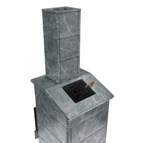 Облицовка дымохода 270*270*630/талькомагнезит 30 (Премиум) под шибер***