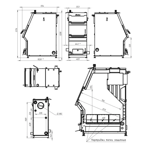 Котел отопительный Стокер Pro 50 Ермак  фото 2