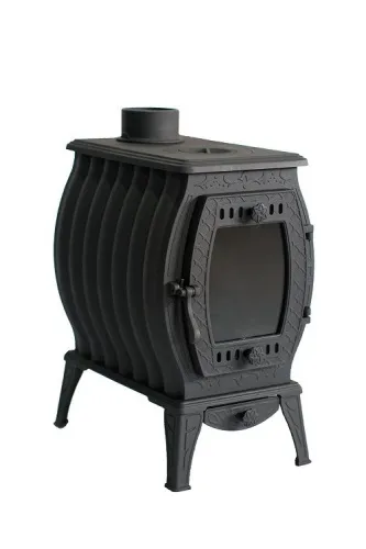 Печь отопительно - варочная чугунная " Сибирь 11 " со стеклом фото 8