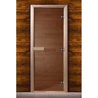 Дверь, бронза 2100 х 800 ( ольха ) Пр. ручка Н/Р