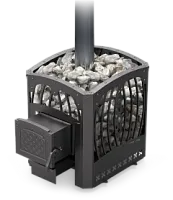 Печь для бани чугунная БЫЛИНА-СЕТКА -12 Ч (1.3)  Теплодар