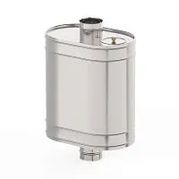 Бак 80 л на трубе для печи 150 мм 