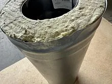 Сэндвич - труба 115  0,5 метр нерж/оц 1,0 мм УЦЕНКА -50%