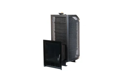 Печь банная чугунная АМУР со стеклом, PRO с закрытой каменкой (Сибирь)  фото 6