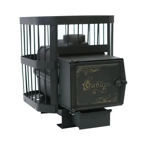 Печь банная ЧУГУННАЯ " Сибирь - 15 "  (сетка) фото 3