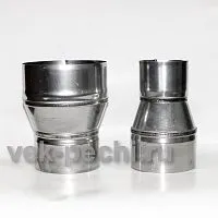 Переходник 115 на 80 нерж  1,0 мм