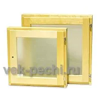 Окно DoorWood 60 х 60 стеклопакет САТИН белое МАТОВОЕ 8 мм (под остаток)