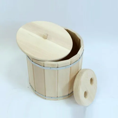 Кадка под засолку 15 литров кедр ( крышка + гнет ) под остаток фото 2