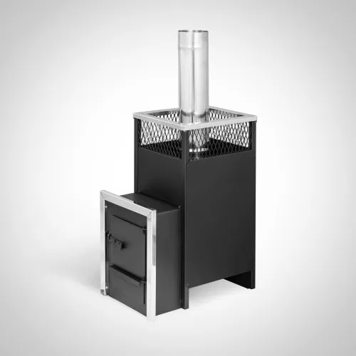 Печь банная  Радуга 10 - под навесной бак 30л пр/лев фото 8