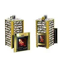 Печь банная Ермак 24 Сетка - Люкс GOLD ( нерж 5,0 мм 304 )