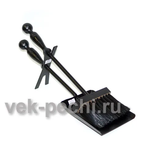 Набор банный R20001BK два предмета совок + щетка фото 2