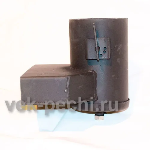 Переходник прямоугольный с шибером ВЕРТИКАЛЬНЫЙ для котлов Сибирь фото 3