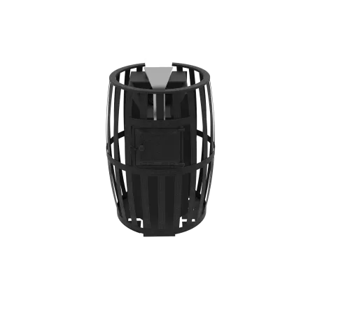 Печь банная " Витязь 18 Д - 1 со стеклом 320х320, сетка ЗАКРЫТАЯ КАМЕНКА d 130 фото 3