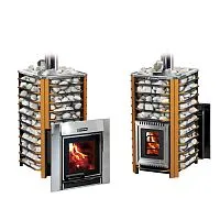 Печь банная Ермак 24 Сетка - Люкс ( нерж 5,0 мм 304 )