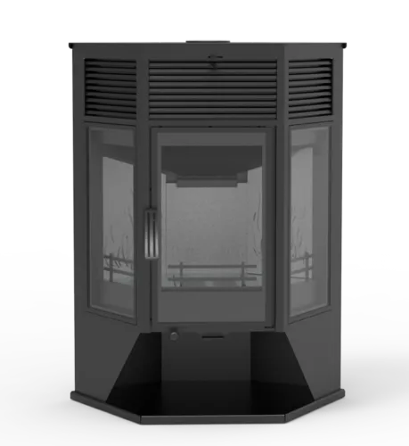 Печь камин Березка Hors - 13 ( Хорс ) Black Stove ( сталь + чугун ) фото 3