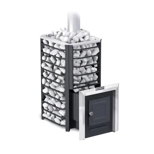 Печь банная Ермак 16 Сетка - Стандарт ( чугун 10,0 мм )