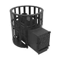 Печь банная чугунная  " Воевода " 20 ДТ - 4 ( сетка )