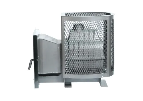 Печь банная ЧУГУННАЯ " Сибирь - 24 PRO" ( сетка ) со СТЕКЛОМ  фото 4