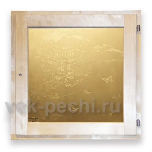 Окно DoorWood 50 х 50 стеклопакет САТИН белое ART рисунок (бабочки) 8 мм Окно DoorWood 50 х 50 стеклопакет САТИН белое ART рисунок (бабочки) 8 мм
