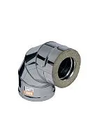 Сэндвич-колено 90° (430/0,8мм + оц.) 115х200 Феррум