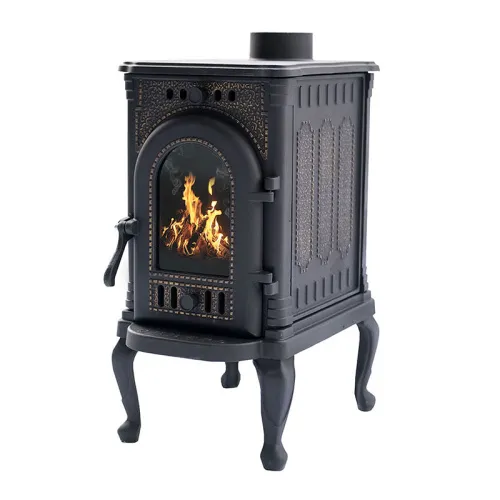 Печь отопительная чугунная " Сибирь 6 " со стеклом 