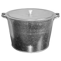 Бак из оцинковки 25 литров  " Банные штучки " 