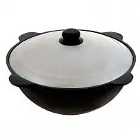 Чаша азиатская 6,0 - К ( БАЛЕЗИНО )  (чугунный казан с крышкой)