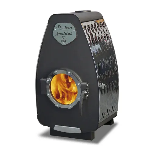 Печь отопительная длительного горения Stoker NAUTILUS 170 АКВА Ермак 