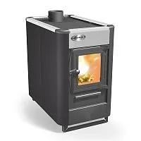 Печь отопительно - варочная Стокер Садовый камин " ОВ/ЧП/С Ермак 