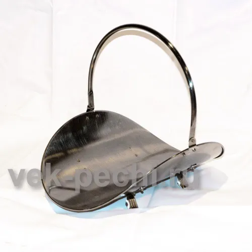 Дровница черная L - 490 мм Н - 101 В - 19 ( под остаток ) фото 2