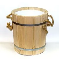 Запарник 16 л ( липа ) с пластиковой вставкой ПЛ - 43 без крышки
