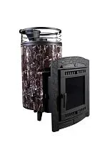 Печь банная "Атмосфера L" Россо Леванто ламель+сетка С ТОННЕЛЕМ ПроМеталл