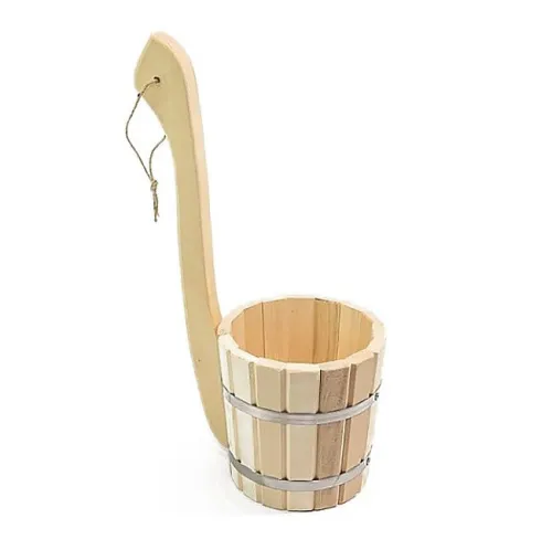 Ковш 1,2 л с вертикальной ручкой М - 31 ( липа )