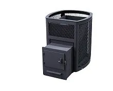 Печь банная Копеечка, СЕТКА под навесной бак 30 л, сталь 6 мм           