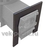 Черная рамка для печей Березка 15 , Викинг 15 , Витязь 18 (под остаток)