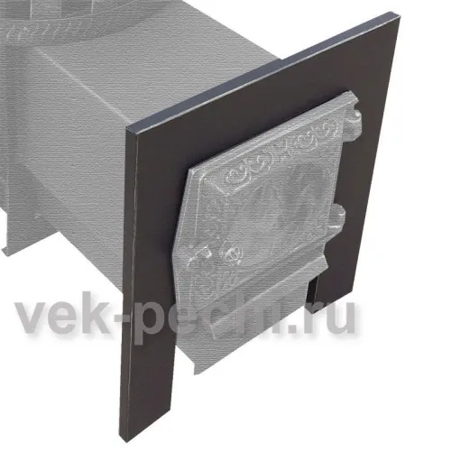 Черная рамка для печей Березка 15 , Викинг 15 , Витязь 18 (под остаток)