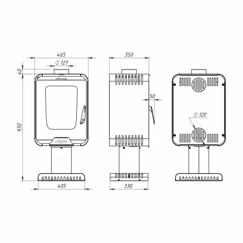 Печь - камин Stoker SOFFIT 9-S Ермак фото 2