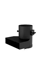 Переходник-Конденсатосборник с шибером к котлу ZEUS 20, 24  диаметр 150 мм