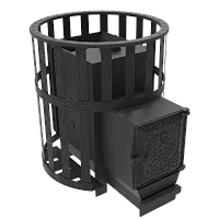 Печь банная " Викинг " 24 дверка ДТ-4 (сетка )