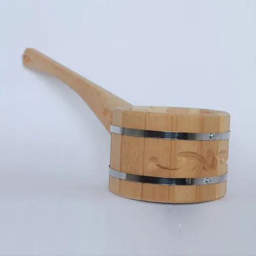 Ковш 1,0 л ( кедр ) фото 3