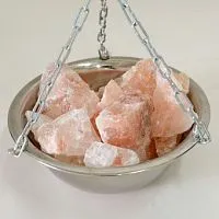 Соль гималайская в арома чаше 200 х 200 мм , нержавейка