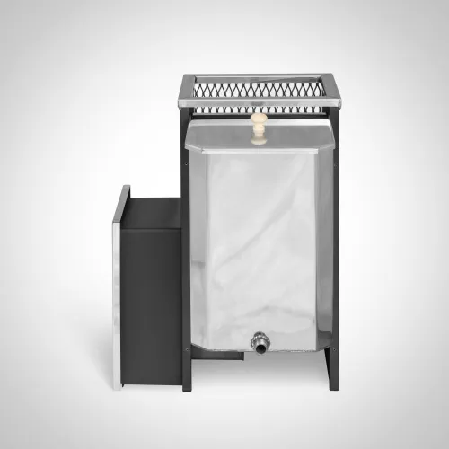 Печь банная  Радуга 10 - под навесной бак 30л пр/лев фото 4