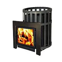 Печь банная " Флагман " 15 ( сетка ) Березка