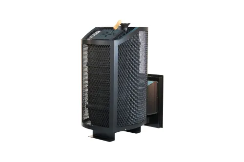 Печь банная чугунная АМУР со стеклом, PRO с закрытой каменкой (Сибирь)  фото 4