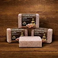 Соляной брикет " Соляная баня " с гималайской солью