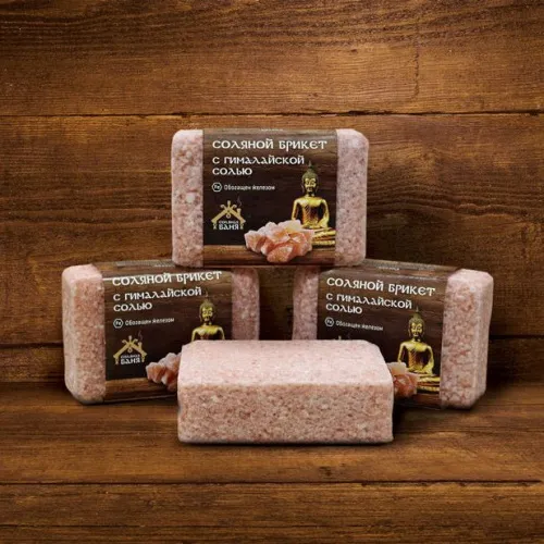 Соляной брикет " Соляная баня " с гималайской солью