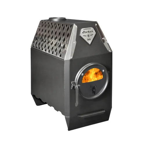 Печь отопительная Стокер Термо - 300 С - стекло (Ермак) 