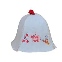  Новый год! Шапка "С Новым годом! Дед Мороз и олень"