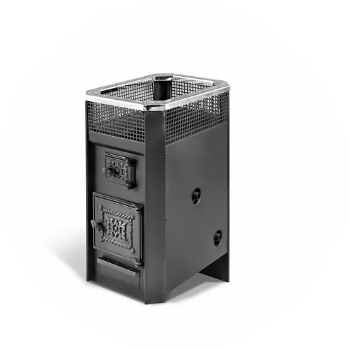 Печь банная 6 мм "Радуга" 11 с теплообменником из нерж. стали ПР/ЛЕВ